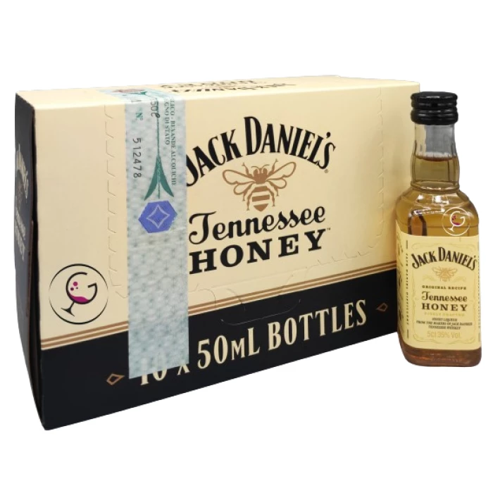 JACK DANIEL'S HONEY LIQUEUR mignon 35% ML.50x10pz PET