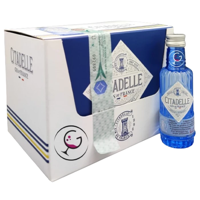 GIN mignon CITADELLE 44% ML.50x12 -VETRO-