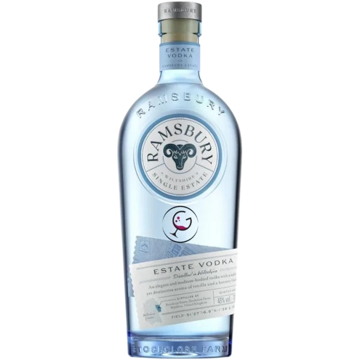 VODKA RAMSBURY WILTSHIRE SINGLE EST.43% CL.70