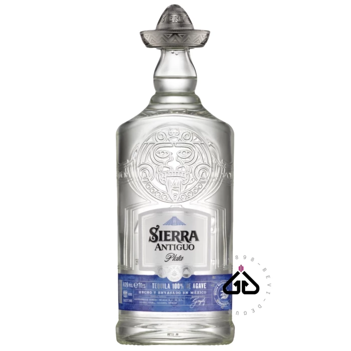 TEQUILA SIERRA ANTIGUO PLATA 100%AGAVE 40% CL.70